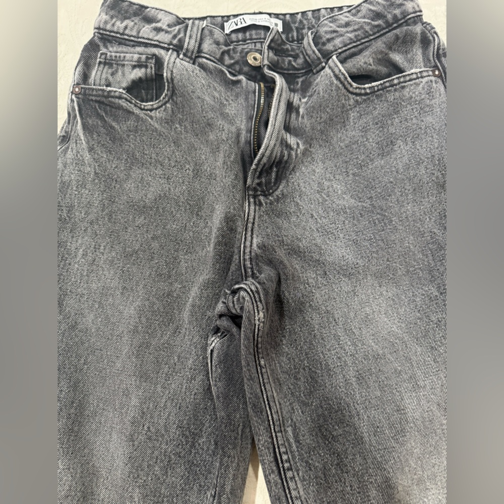 Zara Charcoal Denim Pants
